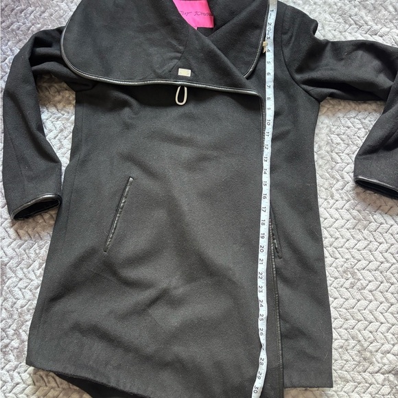 Betsey Johnson Wool blend cape jacket coat size 4 - Picture 11 of 13